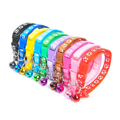 Colourful Cat Bell Collar