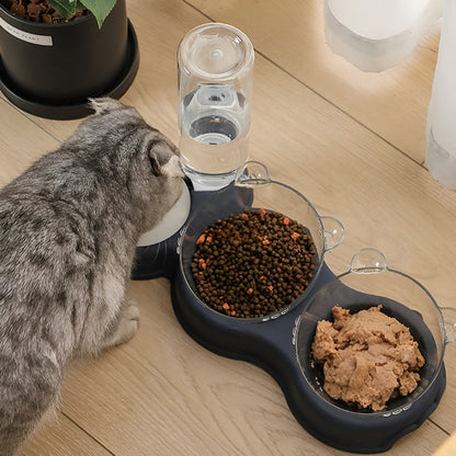 Trio Cat Feeding Station