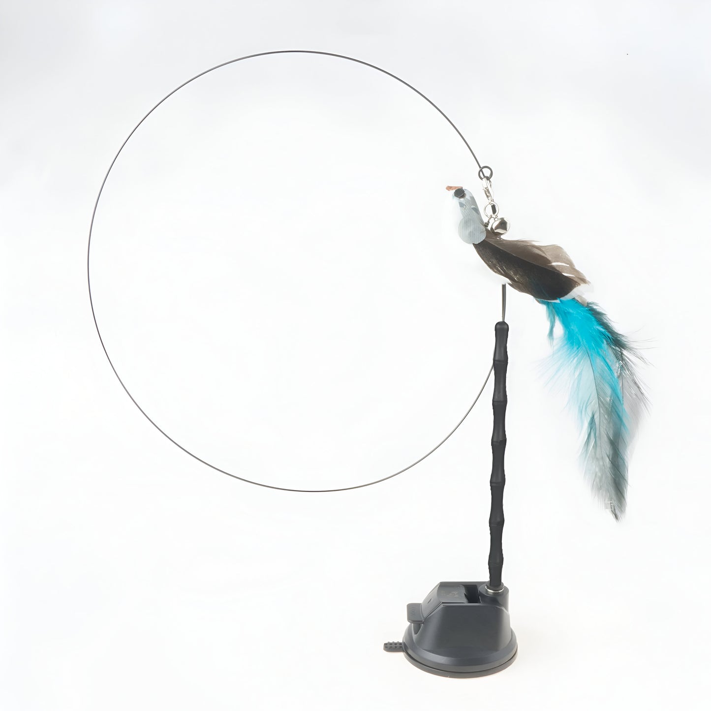 Bird/Feather Wand Cat Toy (With Suction Cup)