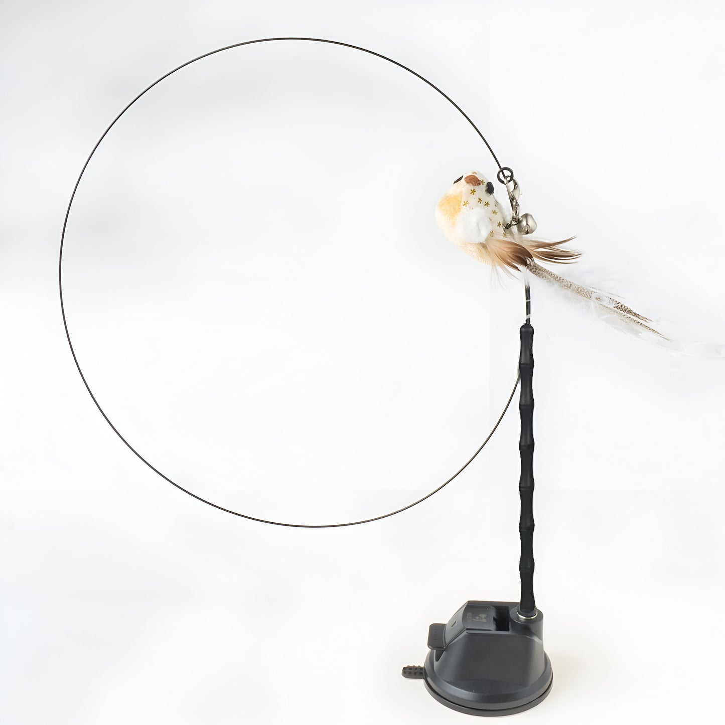 Bird/Feather Wand Cat Toy (With Suction Cup)