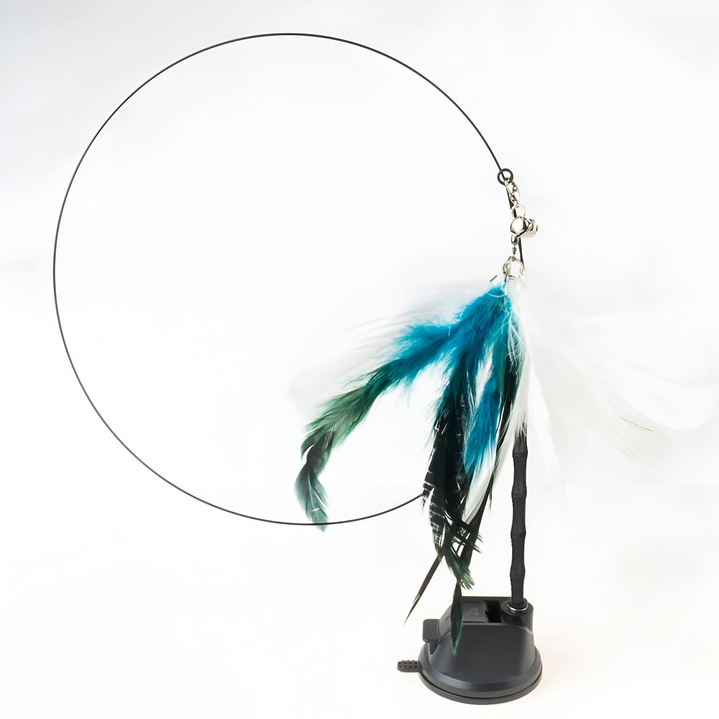 Bird/Feather Wand Cat Toy (With Suction Cup)